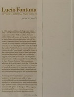 Lucio Fontana: between utopia and kitsch