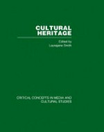 Cultural heritage: Vol. 4 Interpretation and community