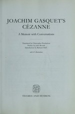 Joachim Gasquet's Cézanne: a memoir with conversations