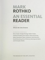 Mark Rothko: An essential reader