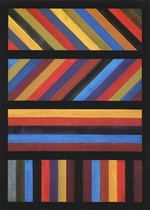 Sol LeWitt - bands of color: one-, two-, three-, and four-part combinations of vertical, horizontal, and diagonal, left and right bands of color, 1993 - 94 : Museum of Contemporary Art, Chicago : [exhibition "Sol LeWitt: Bands of
