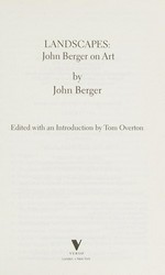 Landscapes: John Berger on art