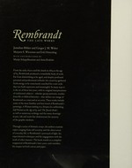 Rembrandt - the late works [this book is published on the occasion of the exhibition "Rembrandt: the late works", at the National Gallery, London, 15 October 2014 - 18 January 2015 and "Late Rembrandt", at the Rijksmuseum, Amsterdam, 12 February - 17 May 2015]