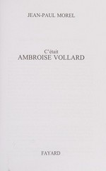 C'était Ambroise Vollard