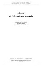 Stars et monstres sacrés: Musée d'Orsay, Paris, 19.12.1986-1.3.1987