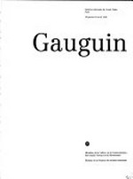 Gauguin: Galeries nationales du Grand Palais, Paris, 10.1.-24.4.1989