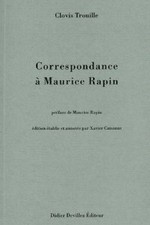 Correpondance à Maurice Rapin
