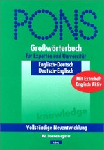 Pons Großwörterbuch für Experten und Universität Englisch: mit Daumenregister