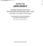 Alexej von Jawlensky: catalogue raisonné of the oil paintings