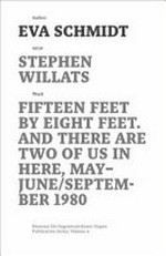 Stephen Willats - Fifteen feet by eight feet, and there are two of us in here