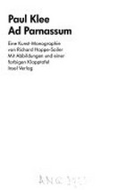 Paul Klee: Ad Parnassum : eine Kunst-Monographie