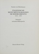 Italienische Monumentalmalerei im Risorgimento 1830 - 1890: Strategien nationaler Bildersprache