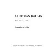 Christian Rohlfs: Oeuvre-Katalog d. Gemälde