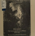 Pablo Picasso: Der artistische Prozess : Das lithographische Werk : Kestner-Gesellschaft Hannover, 11.12.1993-6.2.1994