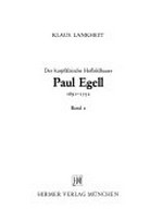 Der kurpfälzische Hofbildhauer Paul Egell, 1691-1752