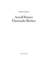 Arnulf Rainer: übermalte Bücher