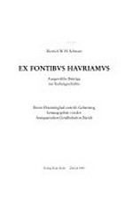 Ex fontibus Havriamus: ausgewählte Beiträge zur Kulturgeschichte