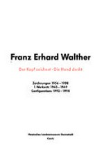 Franz Erhard Walther - Der Kopf zeichnet, die Hand denkt: Zeichnungen 1956 - 1998, 1. Werksatz 1963 - 1969, Configurations 1992 - 1998 : Hessisches Landesmuseum Darmstadt 25. April - 27. Juni 1999