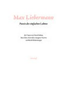 Max Liebermann: Poesie des einfachen Lebens [Kunsthalle Würth, Schwäbisch Hall, 13. September 2003 - 29. Februar 2004]