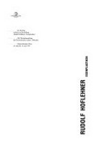 Rudolf Hoflehner: Eisenplastiken: der Katalog erscheint zur Ausstellung ... Oberes Belvedere, Wien, 23. April bis 15. Juni 1997
