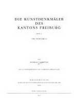 Die Kunstdenkmäler des Kantons Freiburg