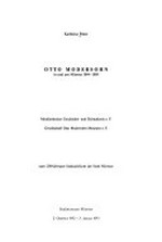 Otto Modersohn in und um Münster 1884-1889: zum 1200-jährigen Stadtjubiläum der Stadt Münster : Stadtmuseum Münster, 2.10.1992-3.1.1993