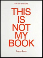 Erik van der Weijde - this is not my book