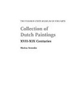 Collection of Dutch paintings: XVII - XIX centuries