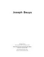 Joseph Beuys: Kunsthaus, Zürich, 25 de noviembre de 1993 - 20 de febrero de 1994, Museo Nacional de Arte Reina Sofía, Madrid, 15 de marzo - 6 de junio de 1994, Centre Georges Pompidou, París, 28 de Junio - 26 de se
