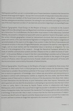 Tipografías políticas: ensayos visuales en los márgenes de Europa : [esta publicación acompagñó la exposición "Zona B: en los márgenes de Europa" ... que tuvo lugar en la Fundació Antoni Tàpies, Barcelona (10 de marzo - 1 de mayo de 2007)] = Political typographies
