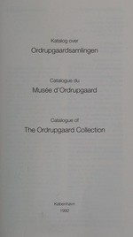 Katalog over Ordrupgaardsamlingen = Catalogue du Musée d'Ordrupgaard