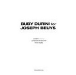 Buby Durini for Joseph Beuys [Padova, Musei Civici agli Eremitani, 22 marzo - 4 maggio 2008]