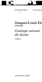 Jacques-Louis David, 1748 - 1825: catalogue raisonné des dessins Tome 1