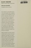Black square: Malevich and the origin of suprematism