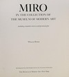 Miro in the collection of the Museum of Modern Art: including remainder-interest and promised gifts