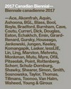 2017 Canadian Biennial = Biennale canadienne 2017
