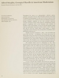 Stieglitz, O'Keeffe & American modernism [this catalogue is published in conjunction with the exhibition "Stieglitz, O'Keeffe & American modernism", April 16 - July 11, 1999, at the Wadsworth Atheneum, Hartford, Connecticut]