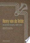 Henry van de Velde: selected essays, 1889-1914