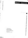 Henri Laurens: rétrospective : ce catalogue est édité à l'occasion de l'exposition "Henri Laurens, rétrospective" organisée par le Musée d'art moderne de la Communauté Urbaine de Lille, Villeneuve d'Ascq, 12 décembre 1992-12 avril 1993