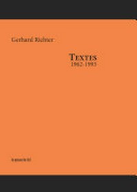 Textes: 1962 - 1993