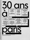 30 ans à Paris: 1985-2015 : Centre culturel suisse