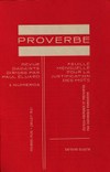 Proverbe: revue dadaiste dirigée par Paul Éluard, 6 numéros, Février 1920-Juillet 1921 : feuille mensuelle pour la justification des mots