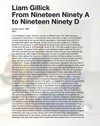 Liam Gillick - From nineteen ninety A to nineteen ninety D