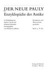 Der neue Pauly (DNP) : Enzyklopädie der Antike