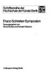 Franz-Schreker-Symposion [1978 Berlin West]