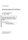 Bauhausbauten Dessau