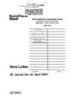 Vera Lutter: Kunsthalle Basel, 20. Januar bis 16. April 2001
