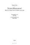 Teurer Makkaroni! Briefe an Mark Neven DuMont 1922-1959
