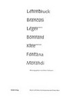 Lehmbruck, Brancusi, Léger, Bonnard, Klee, Fontana, Morandi: Texte zu Werken im Kunstmuseum Winterthur