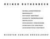 Reiner Ruthenbeck, Zeichnungen [Katalog zur Ausstellung "Reiner Ruthenbeck, Zeichnungen", Hamburger Kunsthalle, 14. Juli - 24. September 2000, Westfälisches Landesmuseum für Kunst und Kulturgeschichte, Münster, 7. Oktober 2000 - 1.